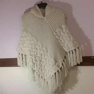 Sweater poncho